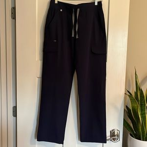 Figs Navy Blue Scrub Pants- Size small